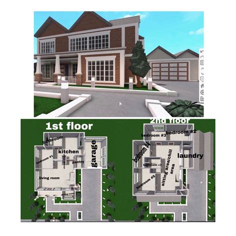 Simple Low Budget House Plan. . Mansion bloxburg layouts